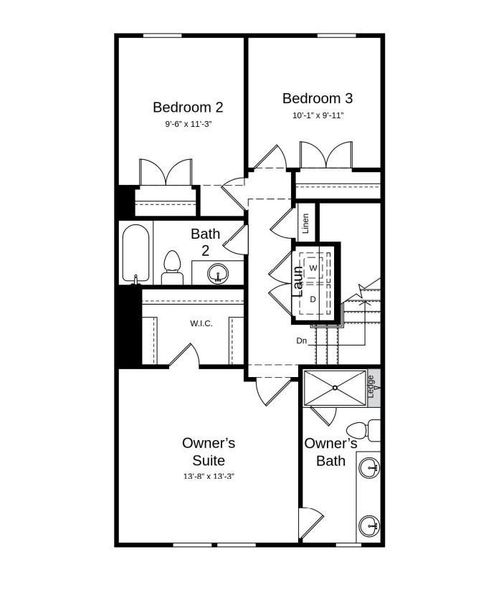 Structural options added include; Ledge in primary shower and 4th bedroom and 3rd full bath.