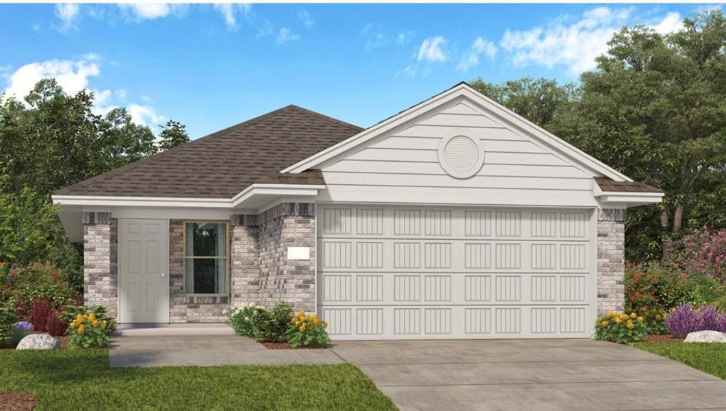 New construction Single-Family house 18710 Cepagatti Drive, New Caney, TX 77357 Mayfield II- photo