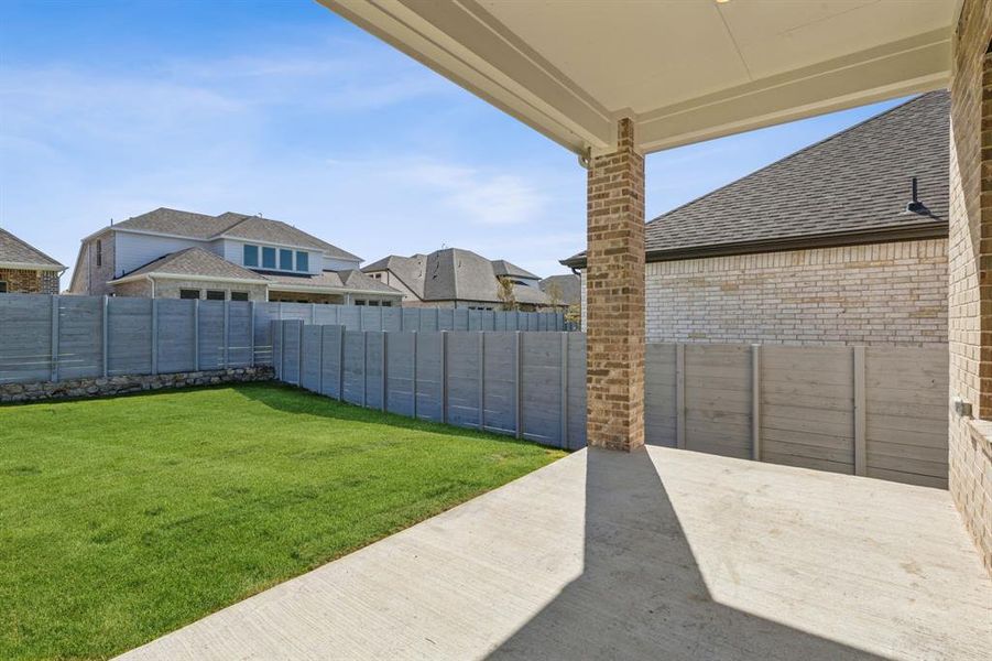 View of yard featuring a patio