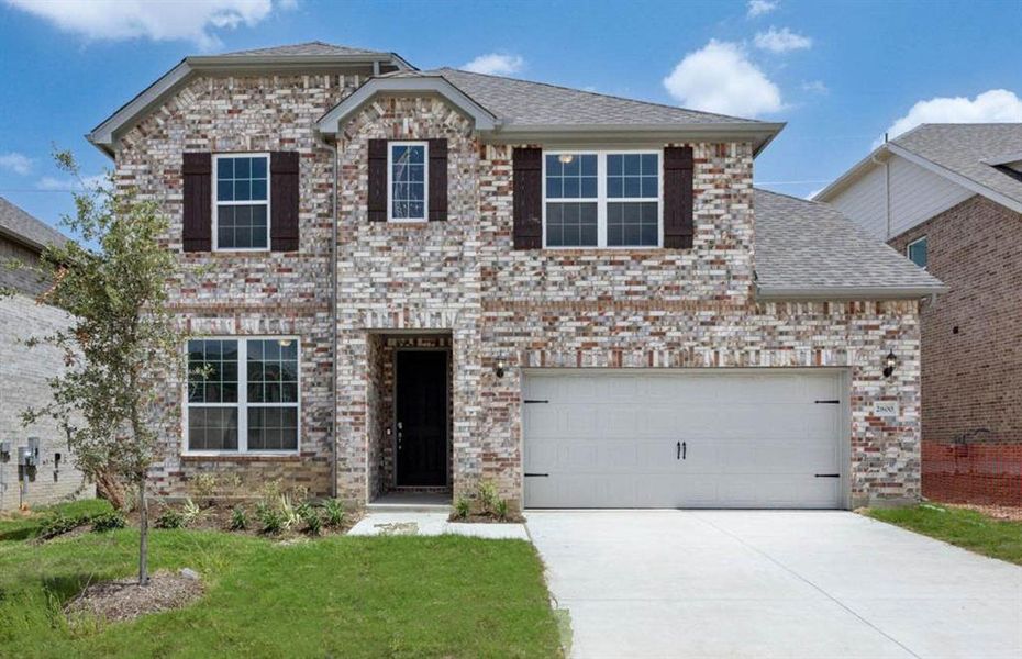 NEW CONSTRUCTION: Beautiful two-story home available at Wilson Creek Meadows in Celina