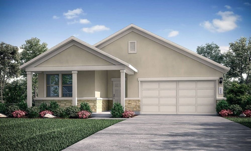 New construction Single-Family house 2004 Grande Leeanne Way, Pflugerville, TX 78660 Canadian - photo