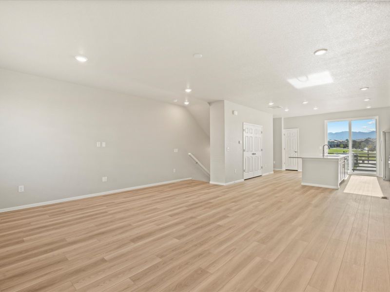 The Cameron floorplan interior image taken at a Meritage Homes community in Broomfield, CO.