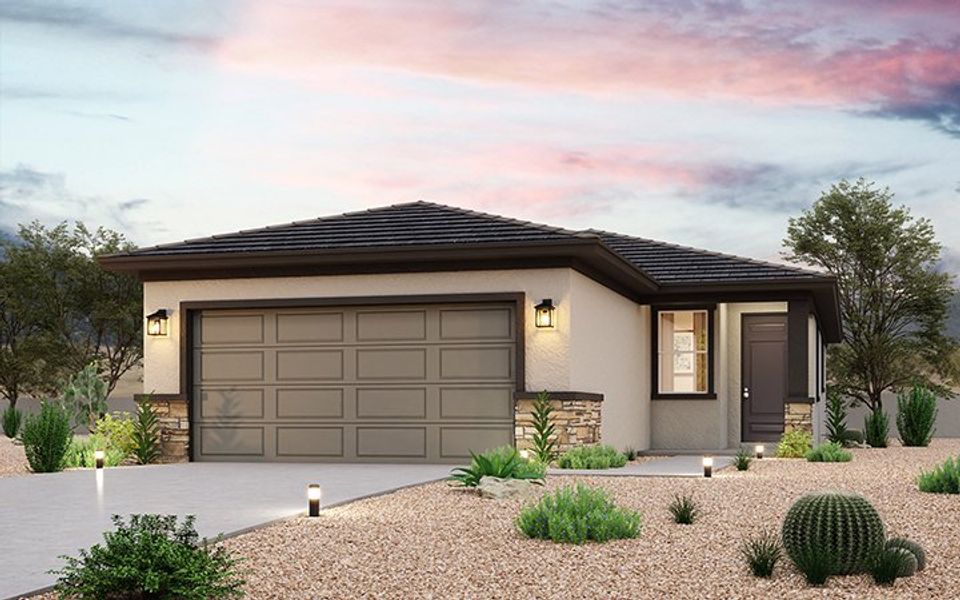 The 1361 Elevation C at The Villas Collection