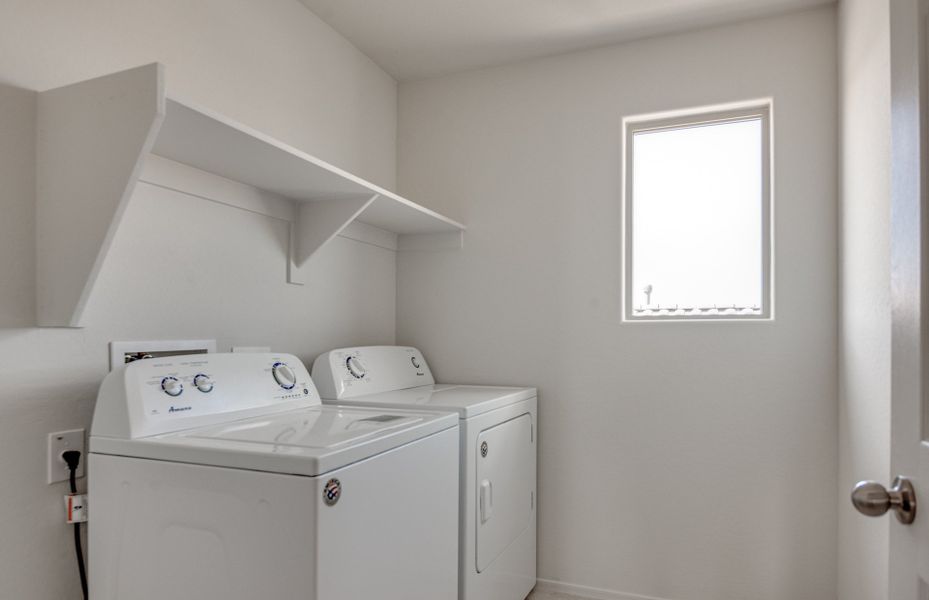Included Washer and Dryer