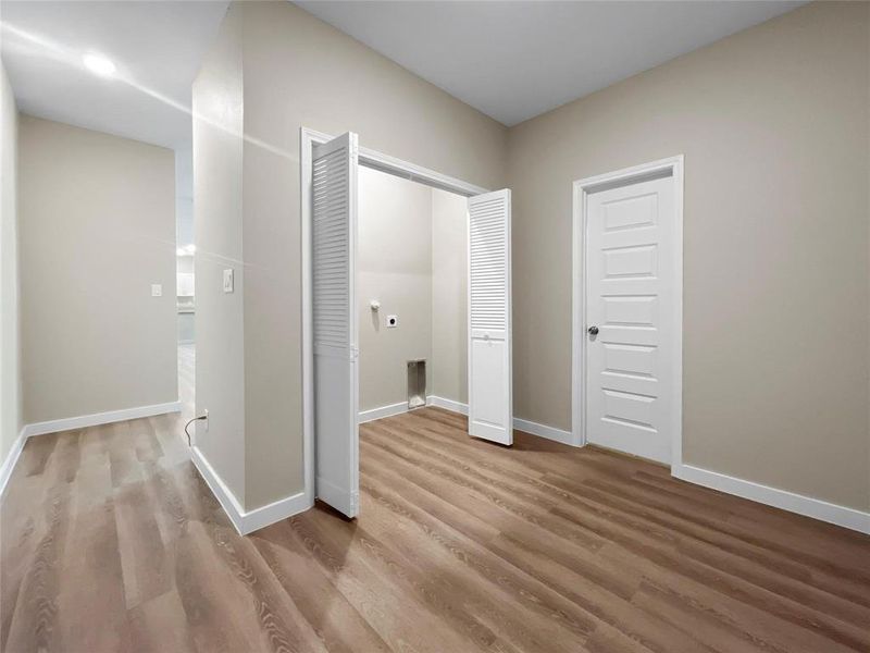 Entry Way featuring hardwood / wood-style floors