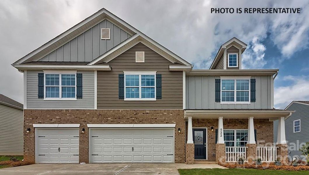 New construction Single-Family house 141 Giant Oak Avenue, Statesville, NC 28677 Georgetown- photo