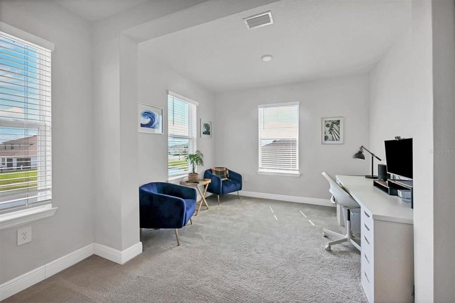 Sitting area off the Master Bedroom