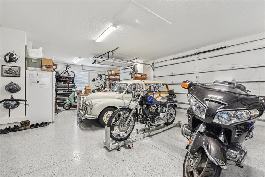 Garage with Finished Floor