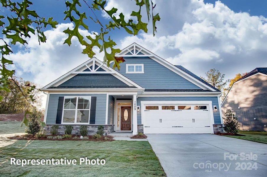 Homesite 146 features a Fenwick floorplan with front-load garage.