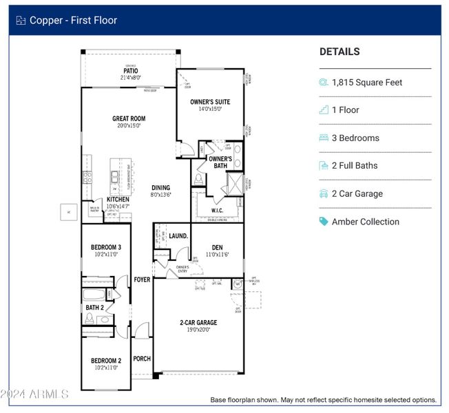 New construction Single-Family house 34742 N Ashwood Drive, San Tan Valley, AZ 85144 - photo