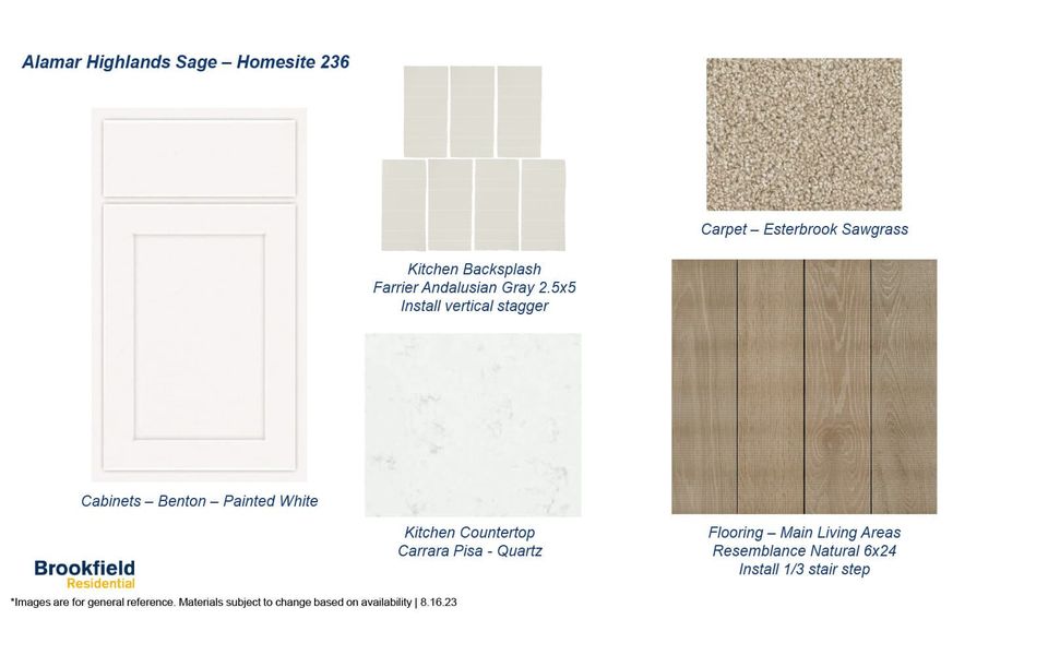 Sage Homesite 236 Design Selections