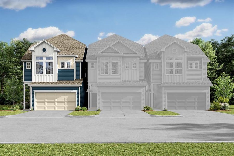 Gorgeous Radcliffe II home design by K. Hovnanian Homes with elevation D in beautiful Cloverdale. (*Artist rendering used for illustration purposes only.)