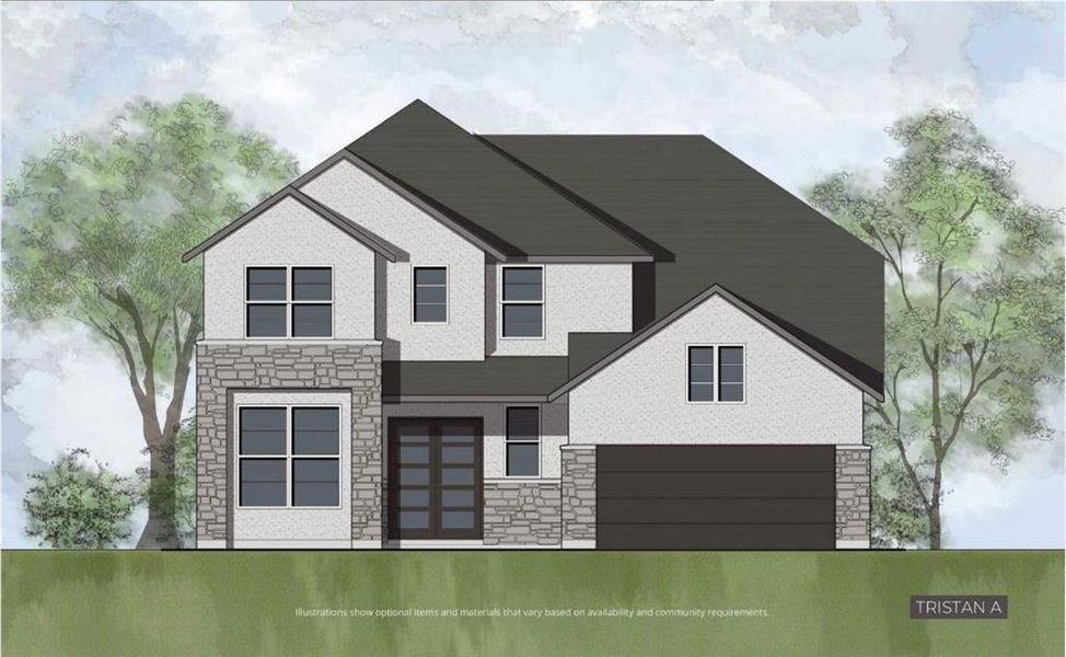 New construction Single-Family house 1200 River Trce, Georgetown, TX 78628 Tristan - photo