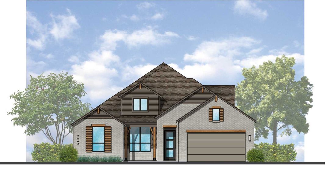 Representative Elevation - some options shown