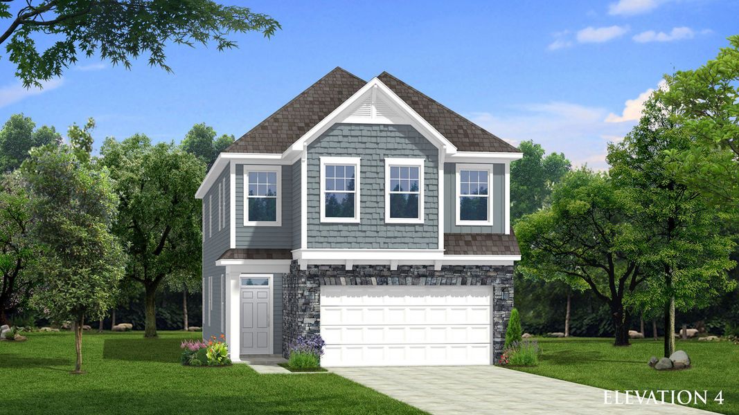 New construction Single-Family house 1007 Caswell Way Court, Durham, NC 27703 Callaway- photo