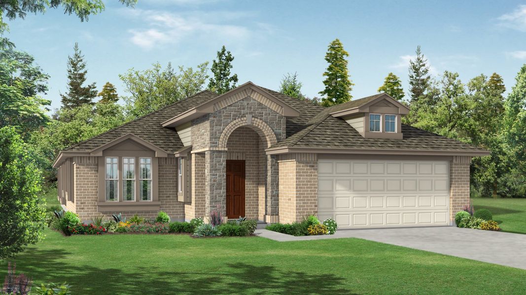 New construction Single-Family house The Coral Cay, 100 Finstown Street, Hutto, TX 78634 - photo