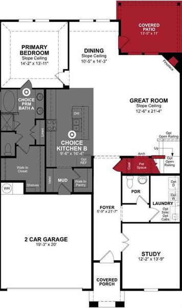 Beazer Homes Hurricane Creek  Ranier plan