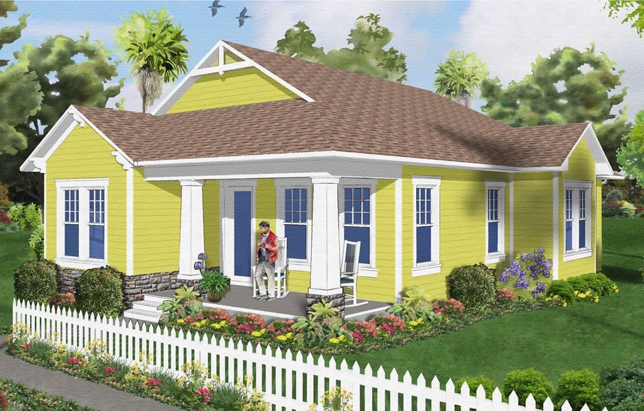 New construction Single-Family house The Windsor, 541 East Plymouth Avenue, Deland, FL 32724 - photo