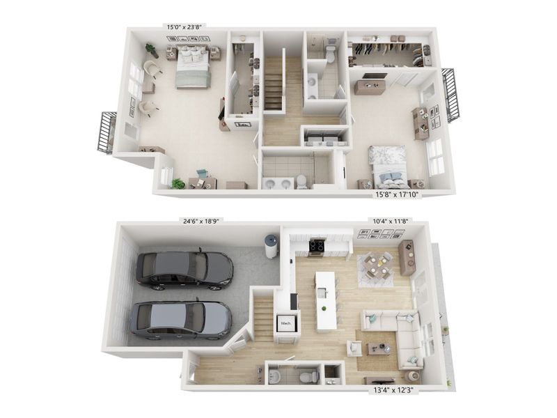 Rehoboth 3D floor plan