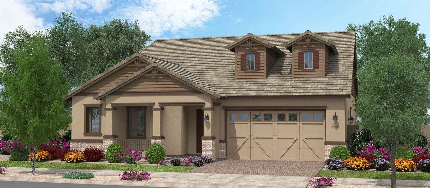New construction Single-Family house 22934 E. Carriage Way, Queen Creek, AZ 85142 Sequoia w/Loft- photo