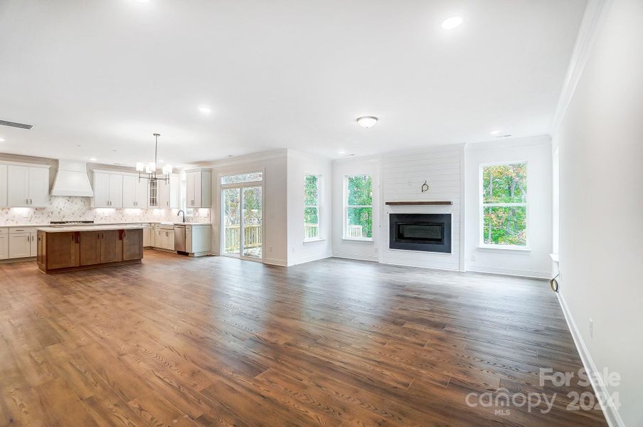 Family Room with Gas Fireplace