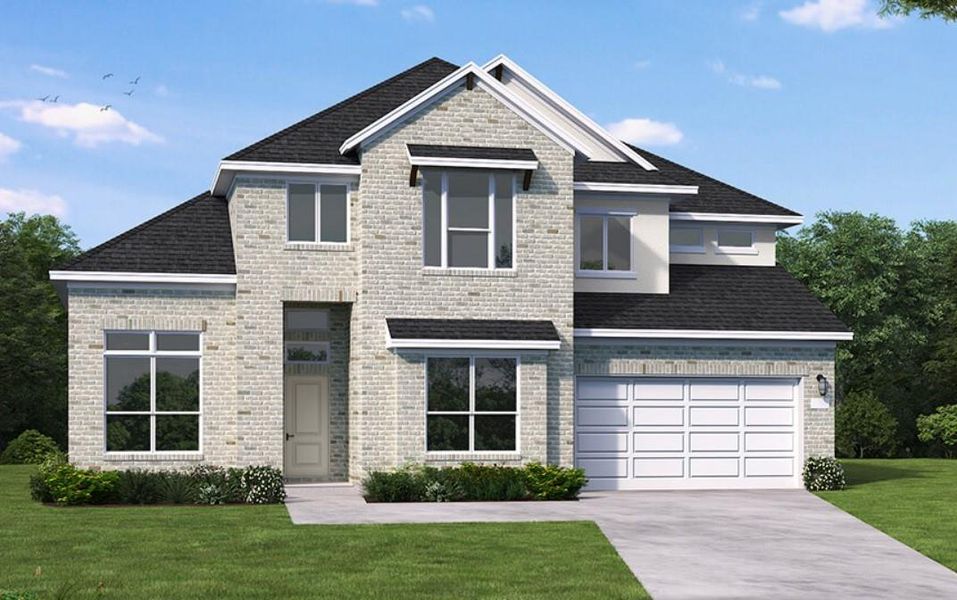 Front elevation ( representative Rendering)