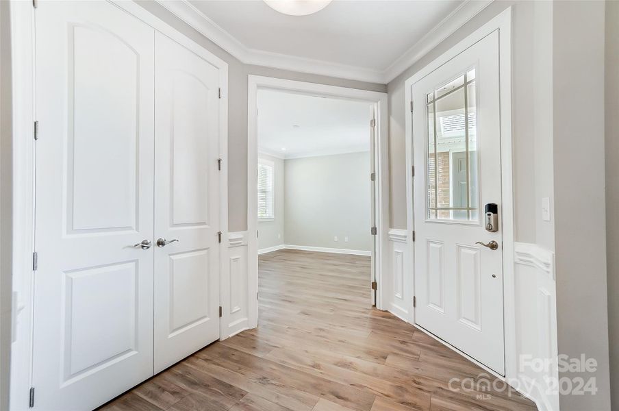 View of Study with Coat Closet on Left-Similar to Subject Property