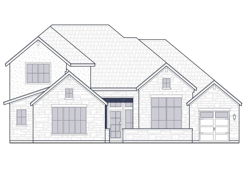 New Home in The Colony 80' Bastrop, TX | Sitterle Homes