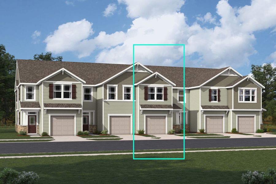 Amira Craftsman Elevation rendering