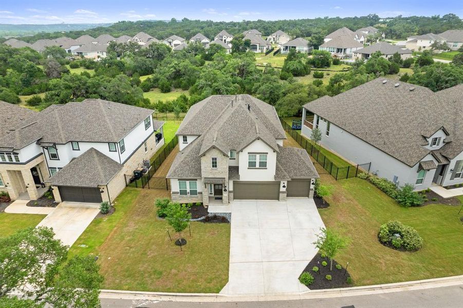 Backing to a wide greenbelt for added privacy.