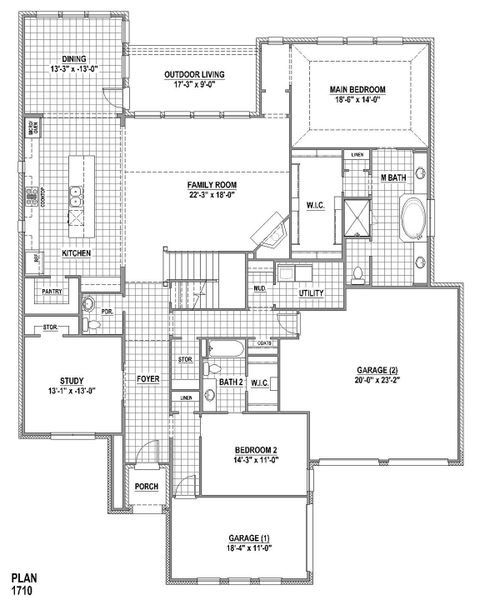 Plan 1710 1st Floor