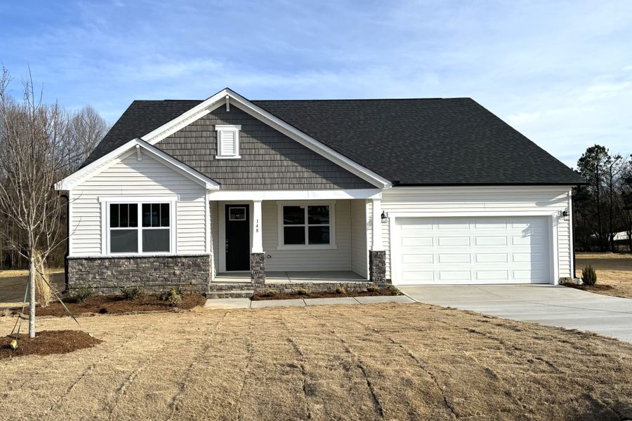 New construction Single-Family house 148 Fast Pitch Ln, Four Oaks, NC 27524 Clearwater- photo
