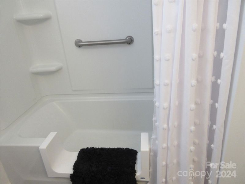 Primary on-suite tub shower