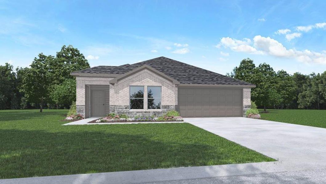 New construction Single-Family house 24566 Tilted Pine Way, Magnolia, TX 77355 Plan X40C- photo