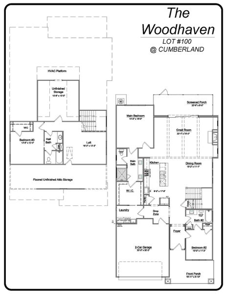 2 story Patio home plan in our active adult community