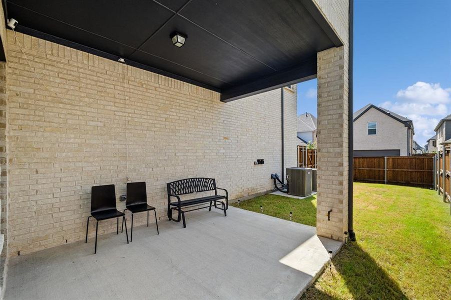 View of patio / terrace with central air condition unit