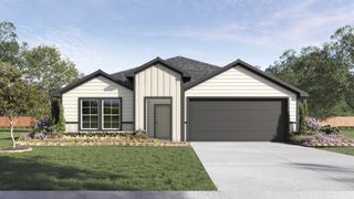 New construction Single-Family house 13408 Mancos Shale Rd, Mustang Ridge, TX 78610 The Hanna- photo 1