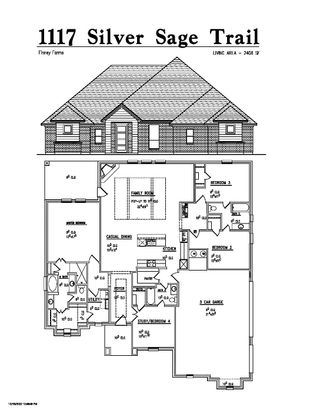 New construction Single-Family house 1117 Silver Sage Trail, Weatherford, TX 76085 Plan Unknown- photo 1