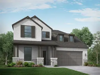 New construction Single-Family house 29859 Breezy Pines Loop, Fulshear, TX 77441 Redford Plan- photo 1