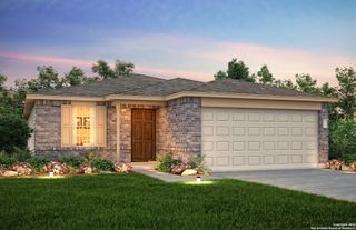 New construction Single-Family house 10610 Brady Creek Camp, San Antonio, TX 78252 Hewitt- photo 1