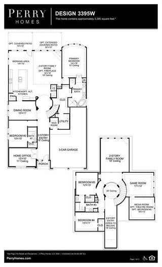 New construction Single-Family house 2837 Shane Drive, Midlothian, TX 76065 Design 3395W- photo 1