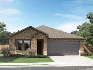 New construction Single-Family house 6403 Comanche Moon, San Antonio, TX 78233 Allen (840)- photo 1