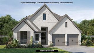 New construction Single-Family house 3243 Big Bluestem Run, Fulshear, TX 77423 Design 2663W- photo 1