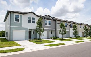New construction Townhouse house 11854 Throttle Place, Gibsonton, FL 33534 Cosmos- photo 1