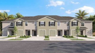 New construction Townhouse house 11127 Crescent Deer Drive, Land O' Lakes, FL 34638 Vale- photo 1