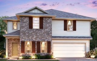 New construction Single-Family house 605 Oleander Creek, Seguin, TX 78155 Cortez- photo