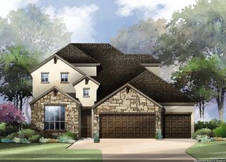 New construction Single-Family house 29358 Cheyenne Ridge, Boerne, TX 78015 The Abbey- photo 1