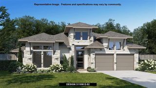 New construction Single-Family house 205 Crownbeard St, Georgetown, TX 78633 Design 3118W- photo 1