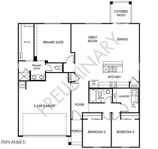 New construction Single-Family house 16005 W Smoketree Drive, Surprise, AZ 85387 Cedar- photo