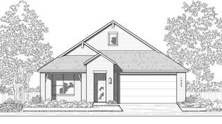 New construction Single-Family house 12343 Grassy Bend Drive, Mont Belvieu, TX 77523 Picasso Plan- photo